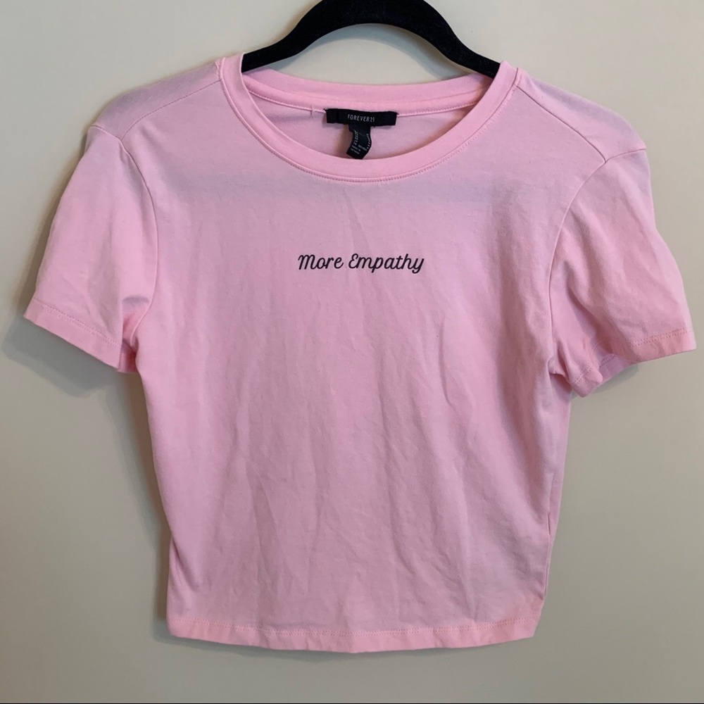 “More Empathy” Crop Top